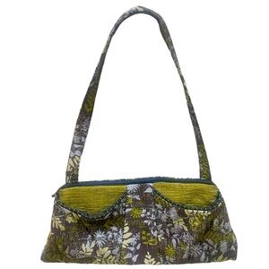 Maruca brocade botanical print fabric shoulder bag